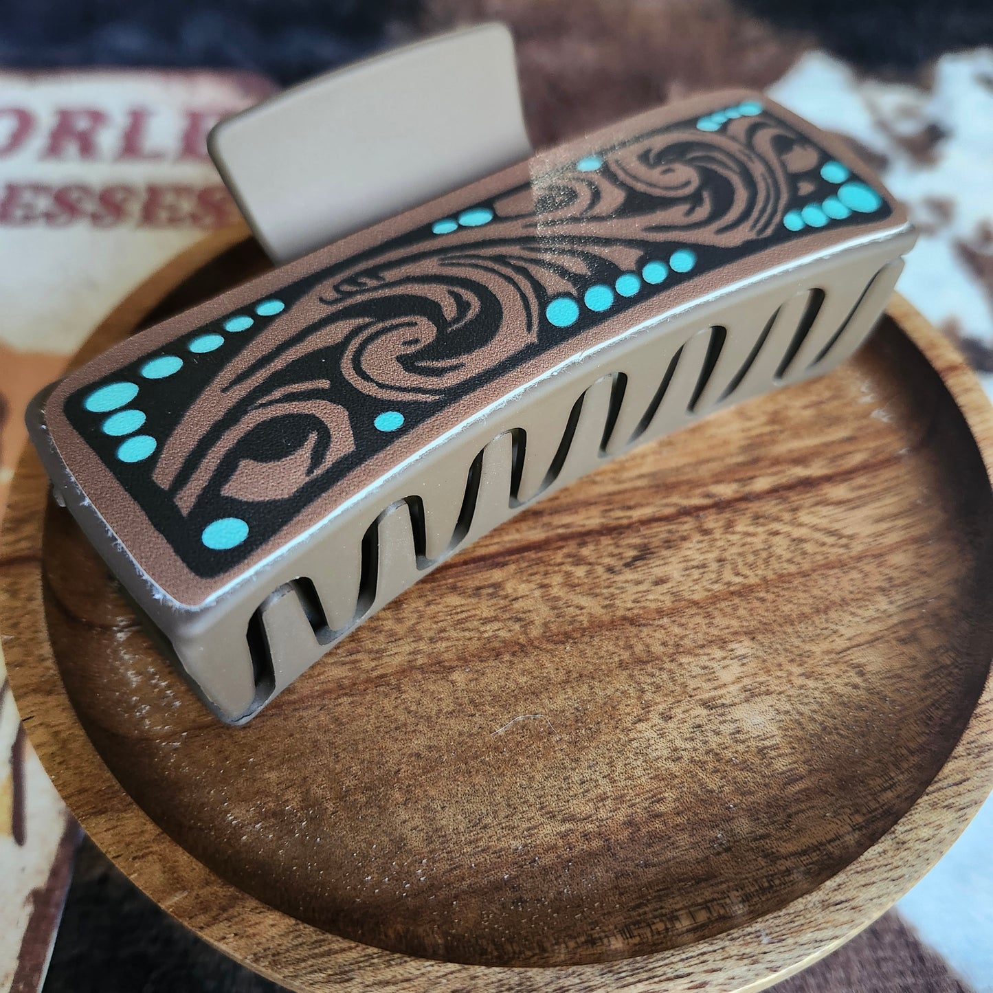 Pince à cheveux - Turquoise Lover