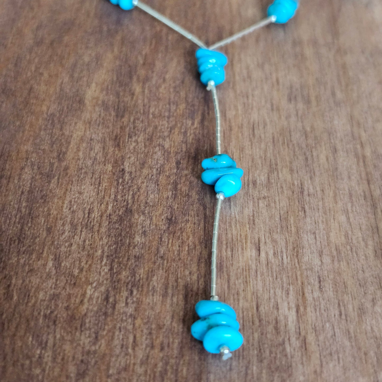 Turquoise Lariat Necklace