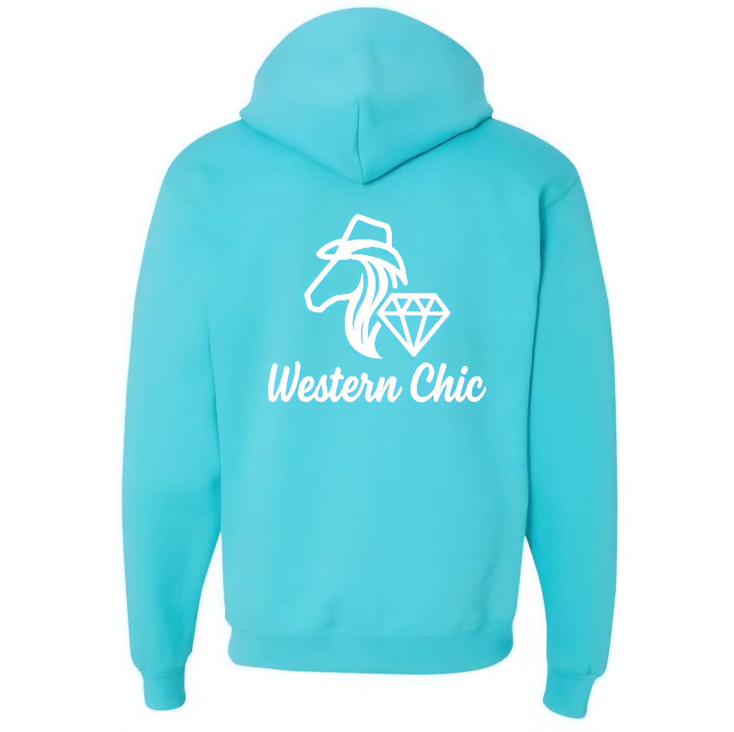 Turquoise Original Logo Hoodie