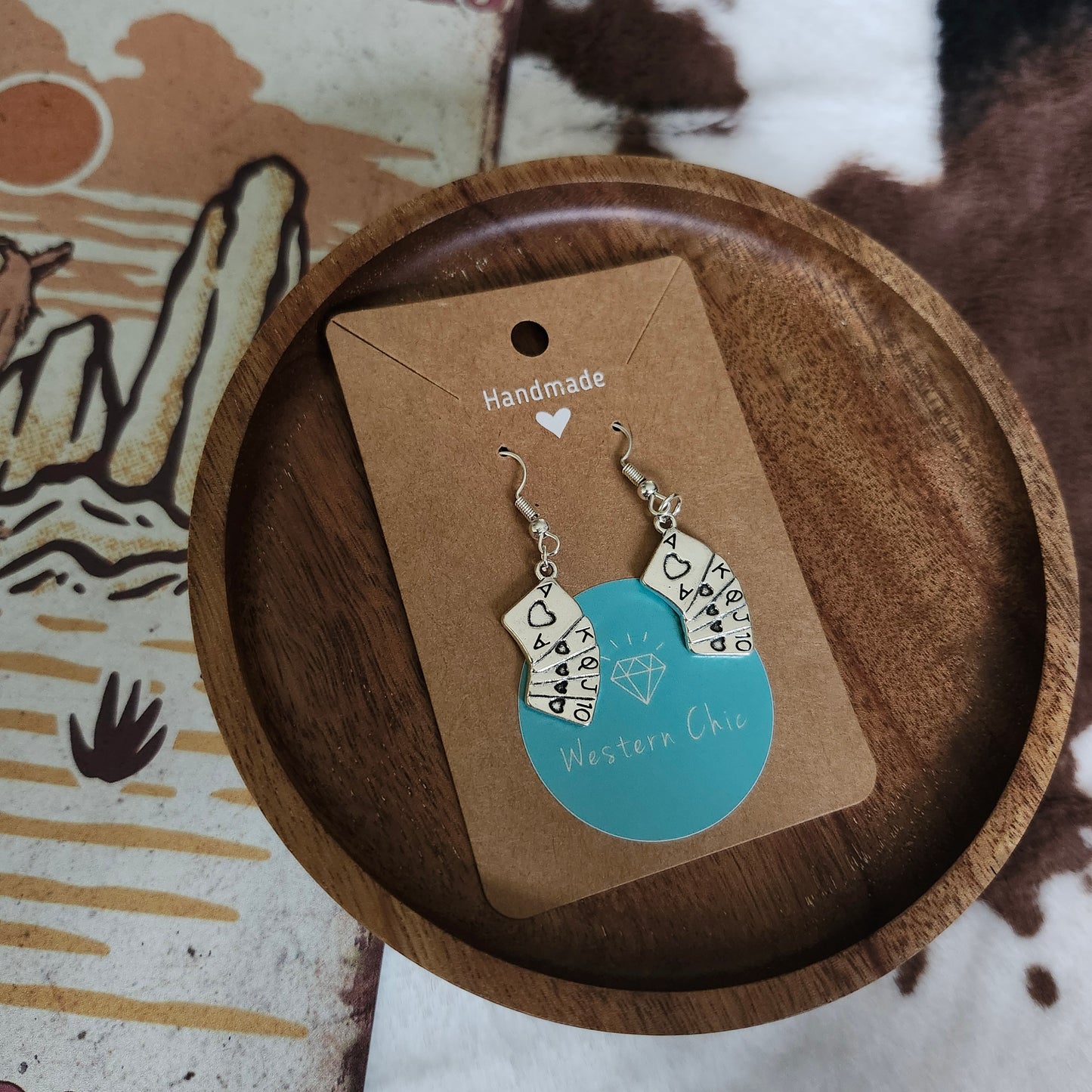 The Card Game - Earrings