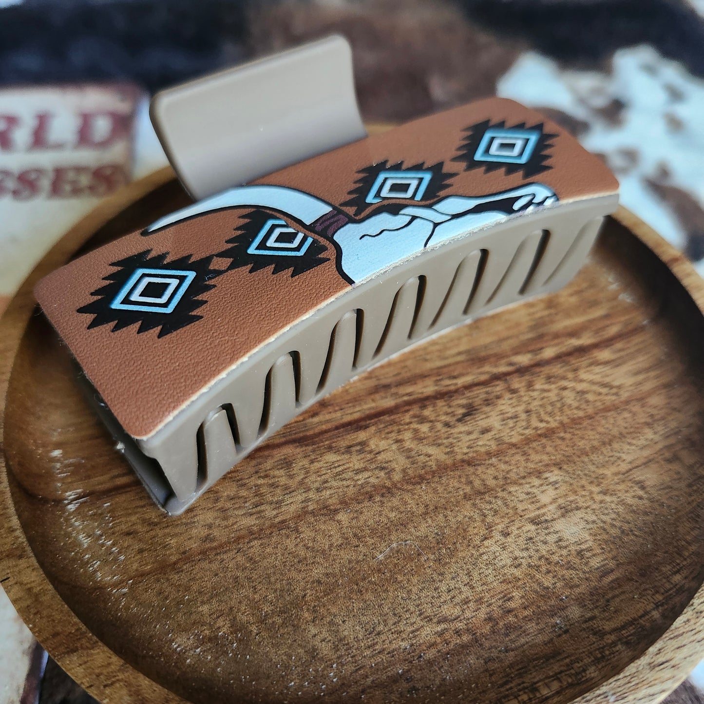 Pince à cheveux - Longhorn