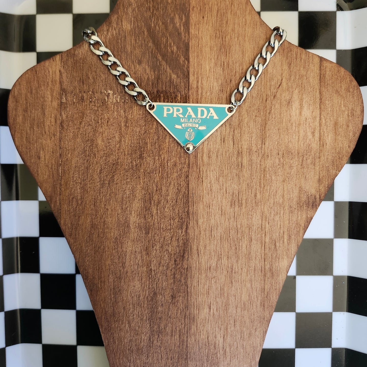 Collier Triangle Turquoise