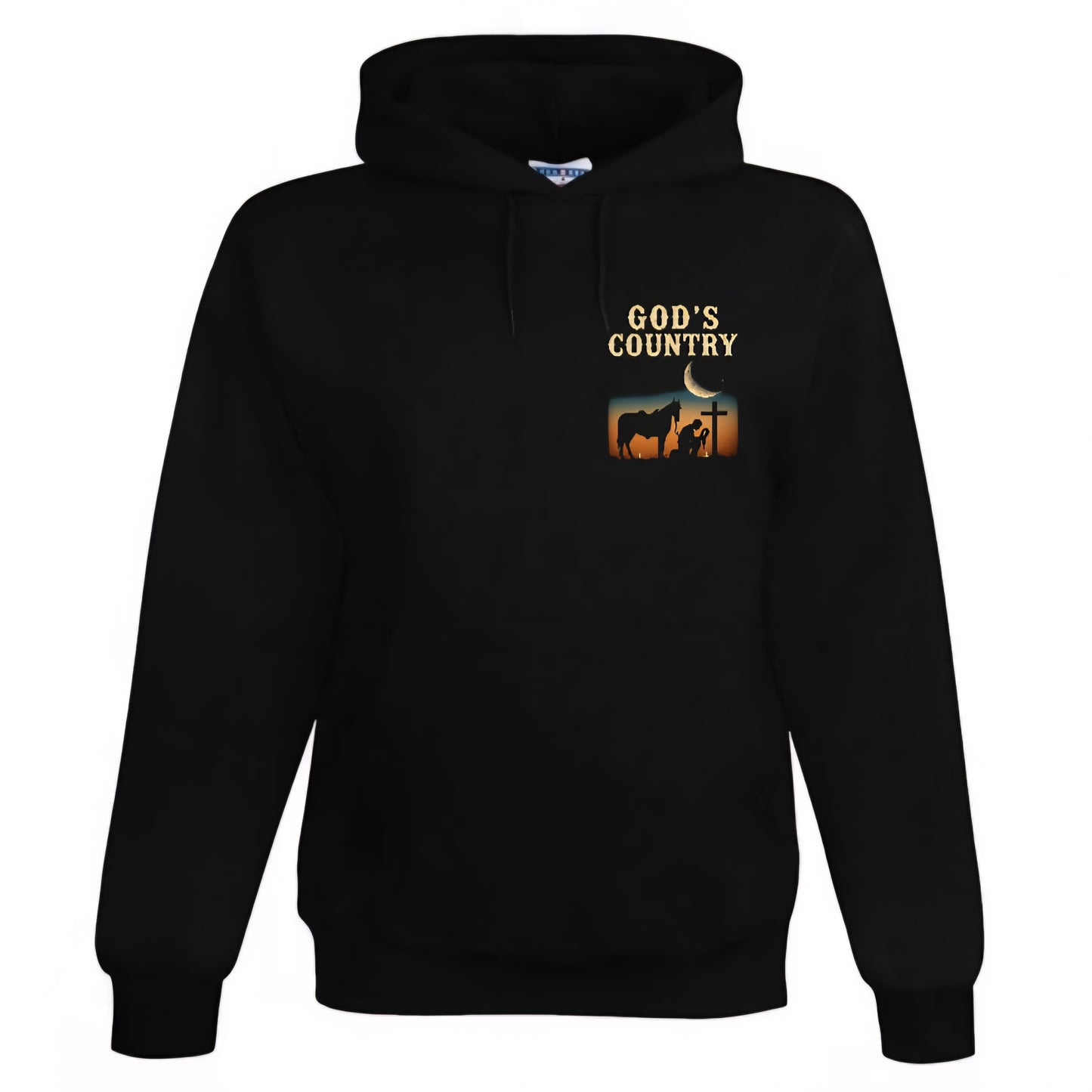 Hoodie God's Country Cowboy