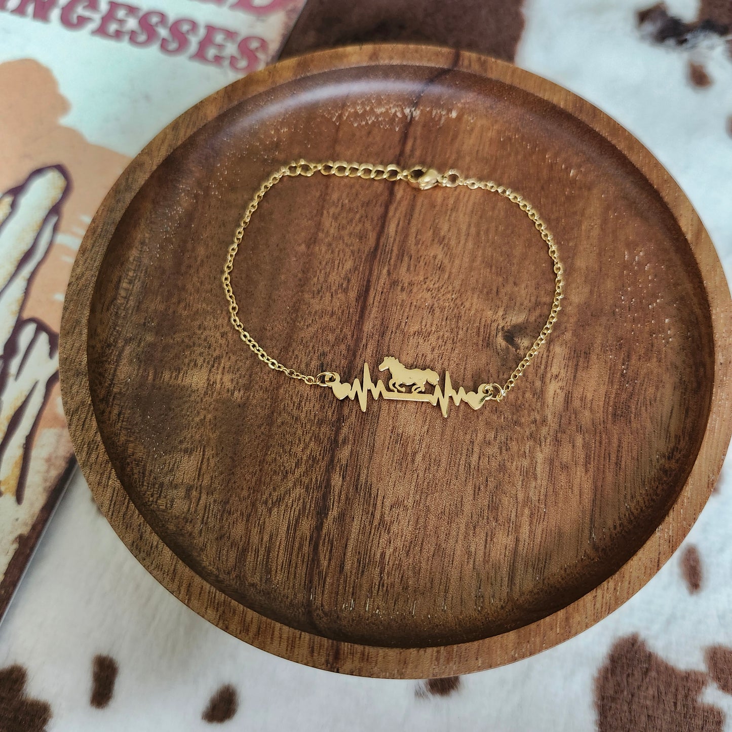 Bracelet Cheval Battement de coeur - Or