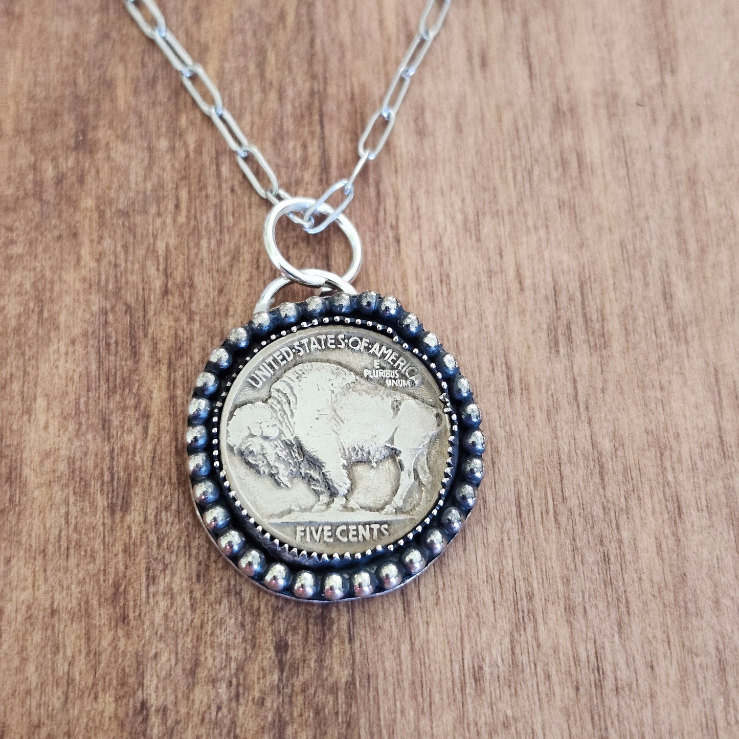 Collier Buffalo - fait main