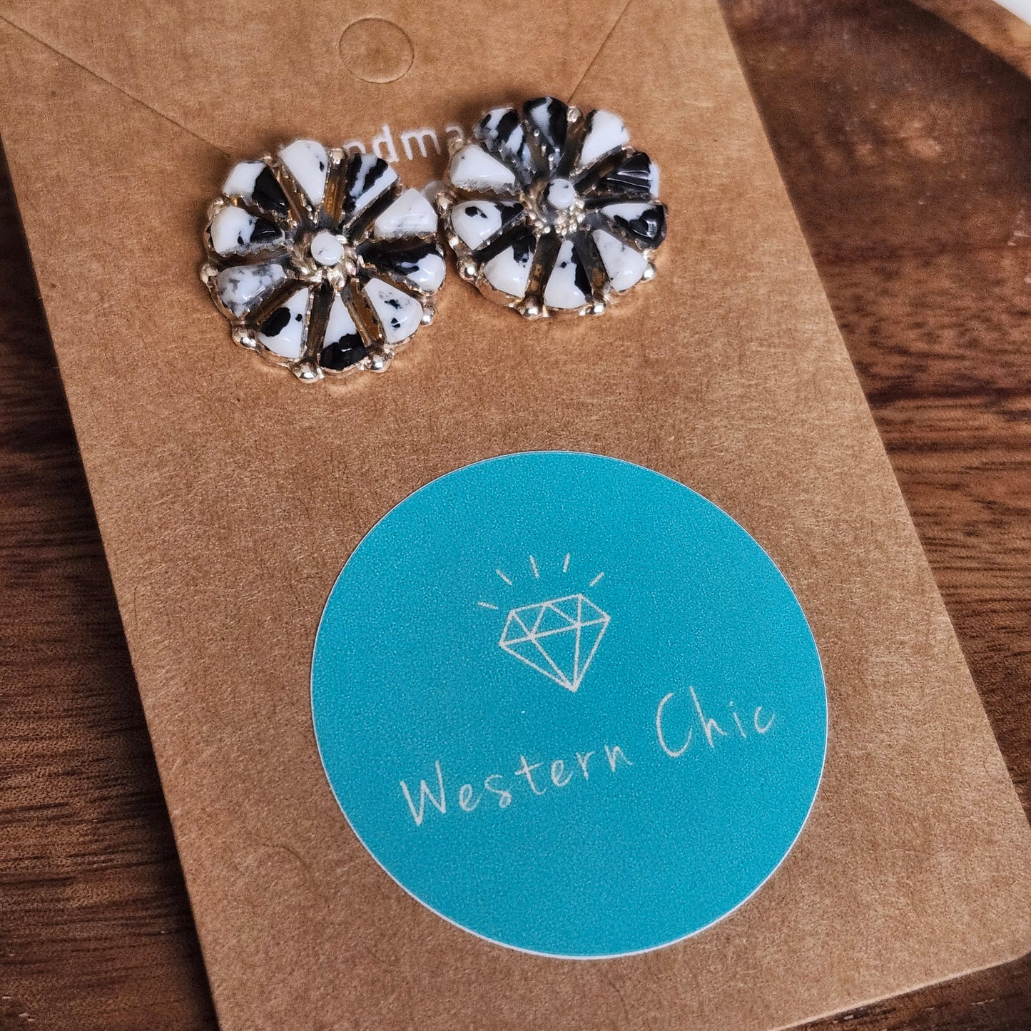 White Buffalo Clusters - Earrings