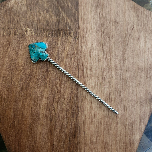 Pique à chapeau en turquoise