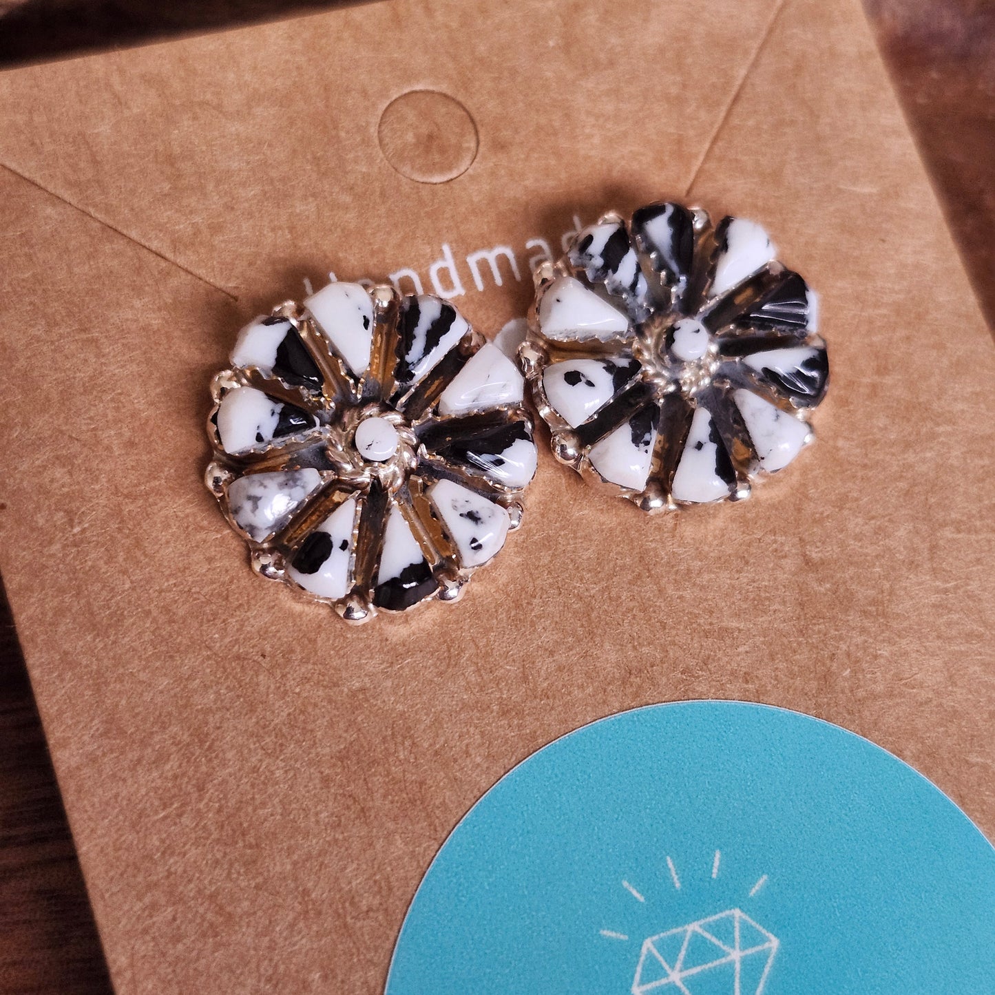 White Buffalo Clusters - Earrings