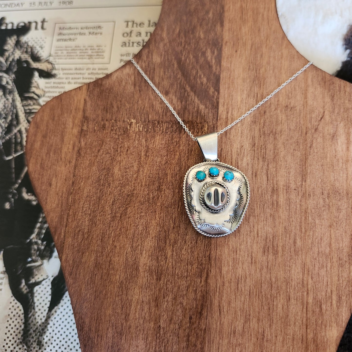 Cowboy Hat Necklace