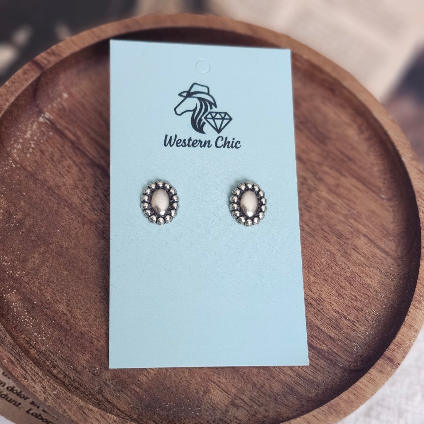 Boucles d'oreille studs argent