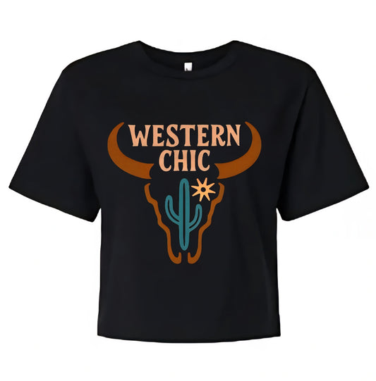 T-shirt Cropped Top - Logo Bull