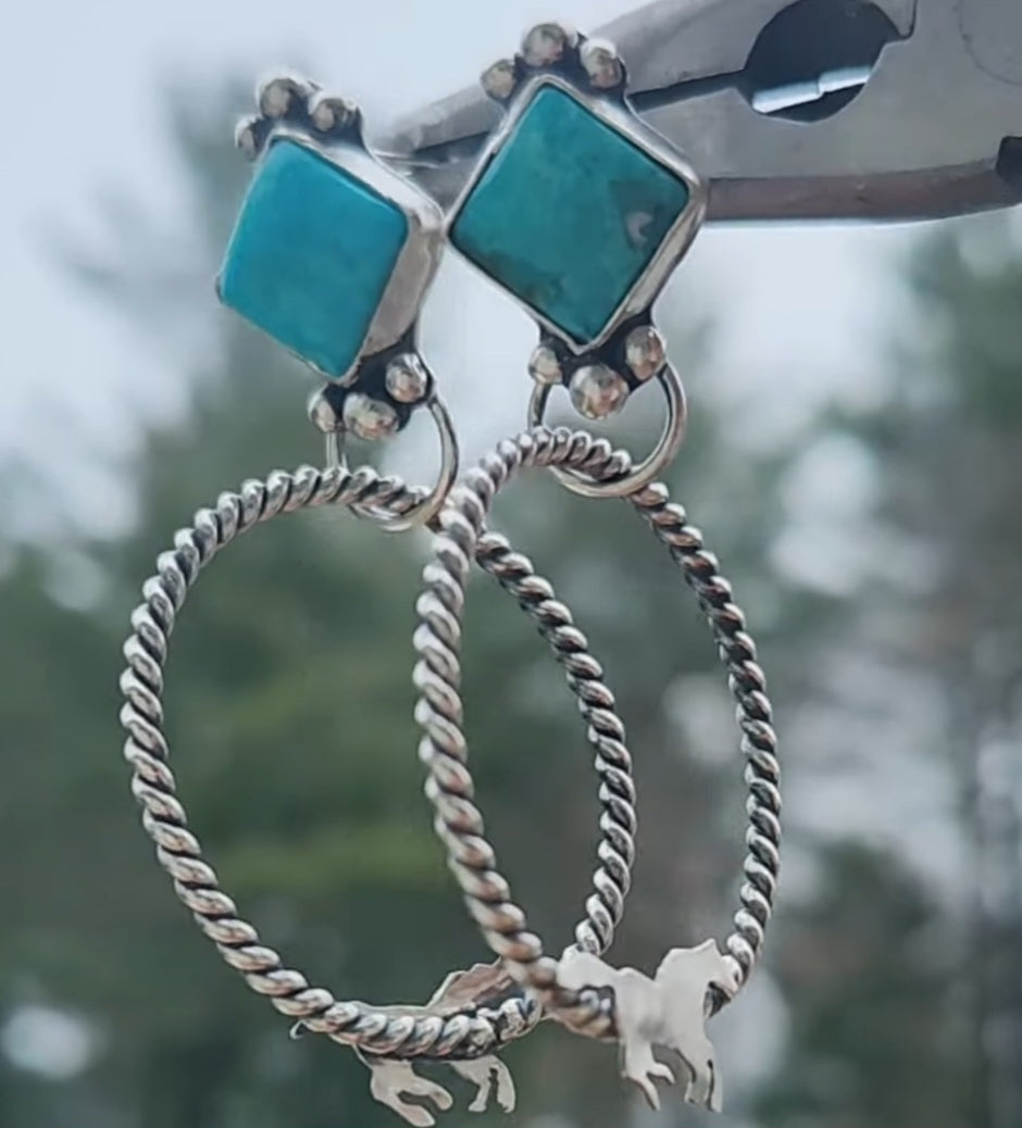 Boucles d'oreille The Bronc Hoops