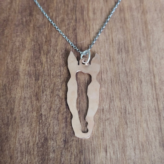 Pendentif Cheval Personnalisé - Cuivre