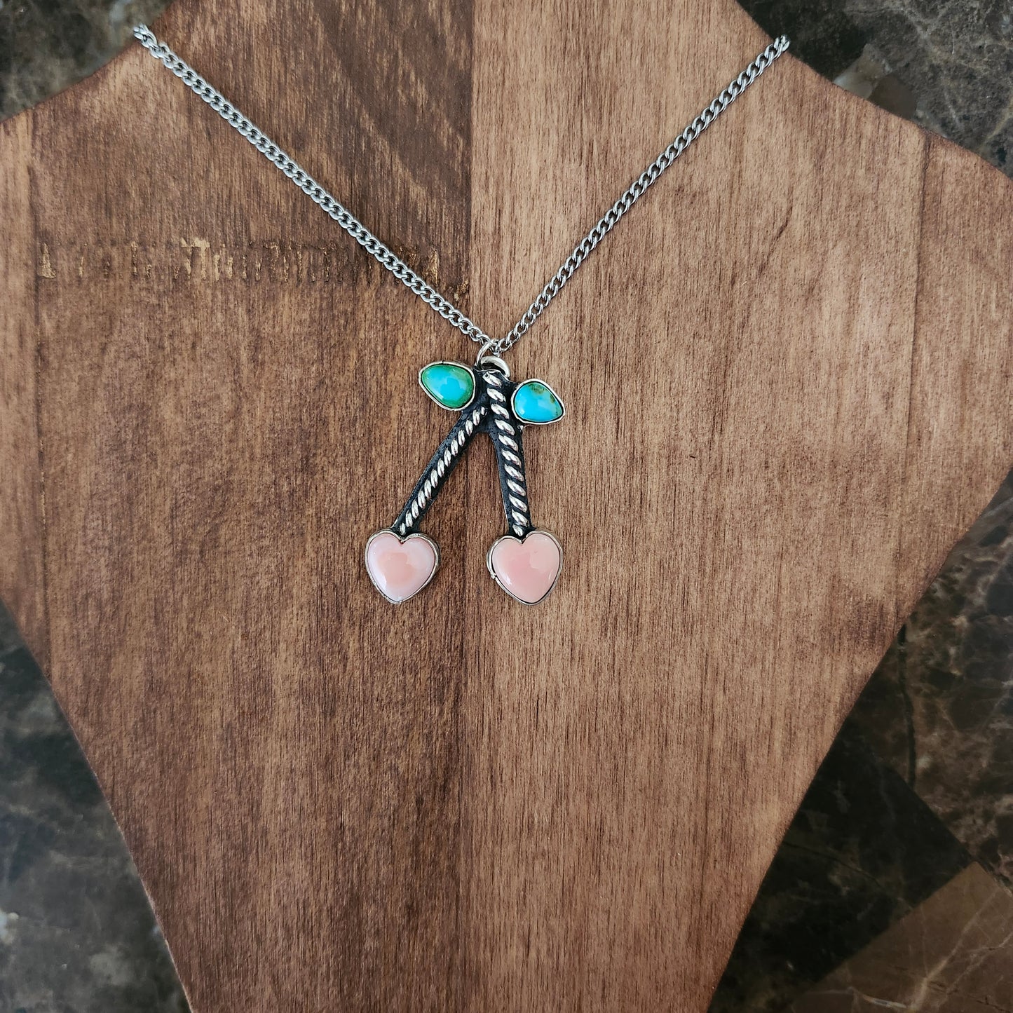 Pink Cherries - Necklace