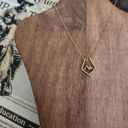 Collier Montagne Or
