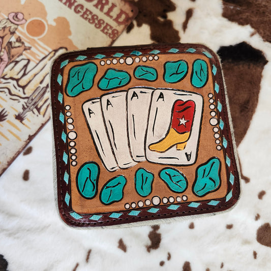 Boîte à bijoux Cowhide