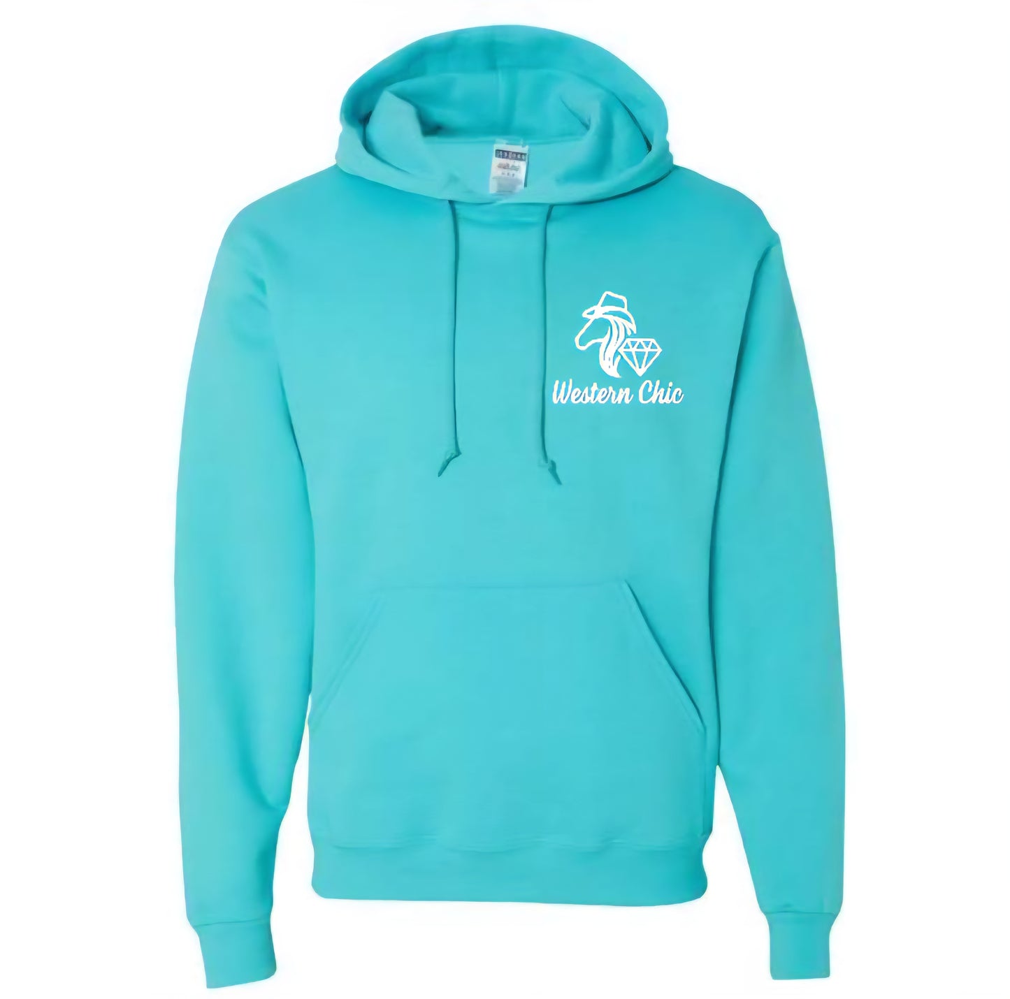 Hoodie Turquoise Logo Original