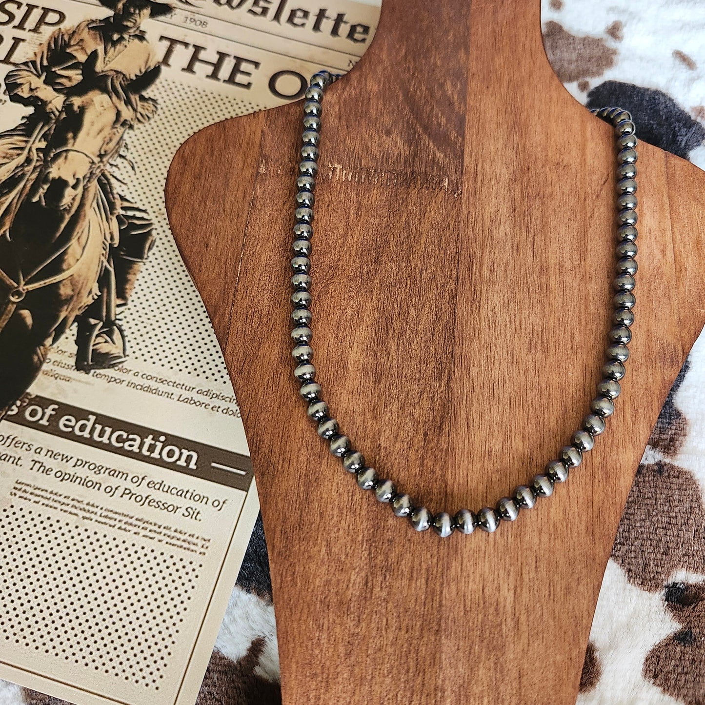 Silver Pearl Necklace