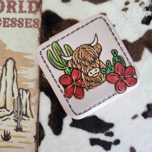 Jewelry box - Highland cow motif