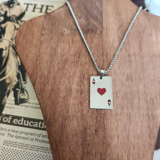 Collier As de Coeur