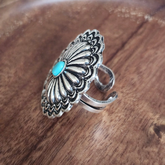 The Concho - Adjustable Ring