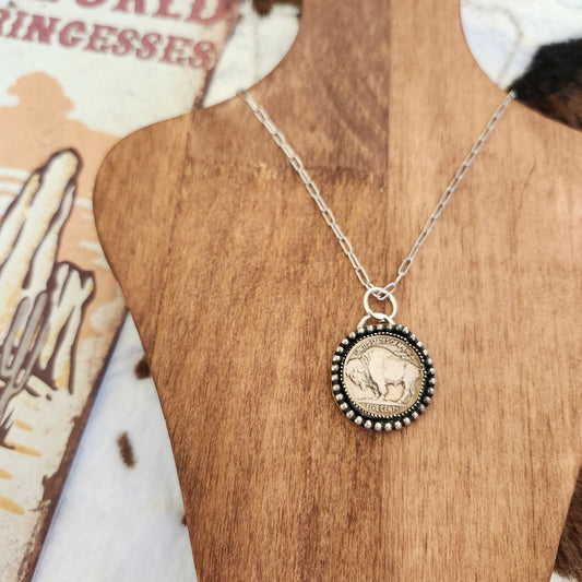 Collier Buffalo - fait main