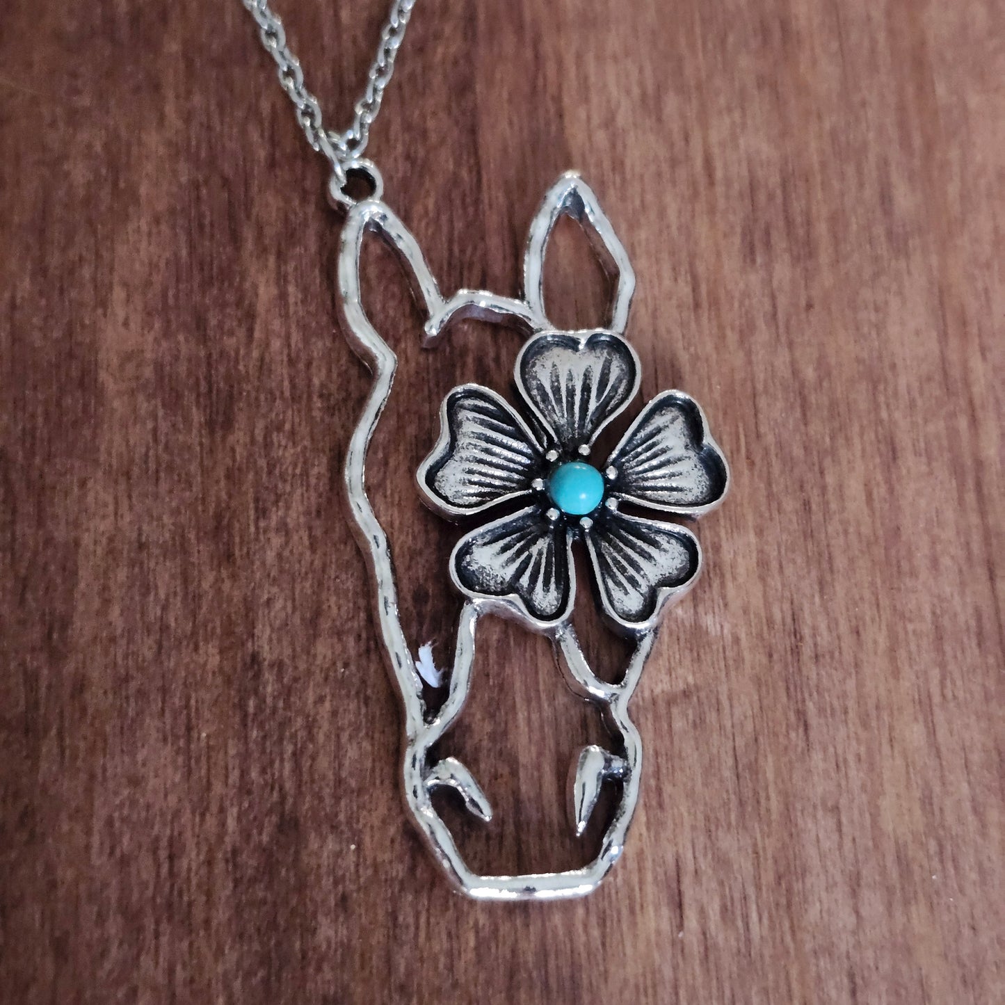 Horse head necklace