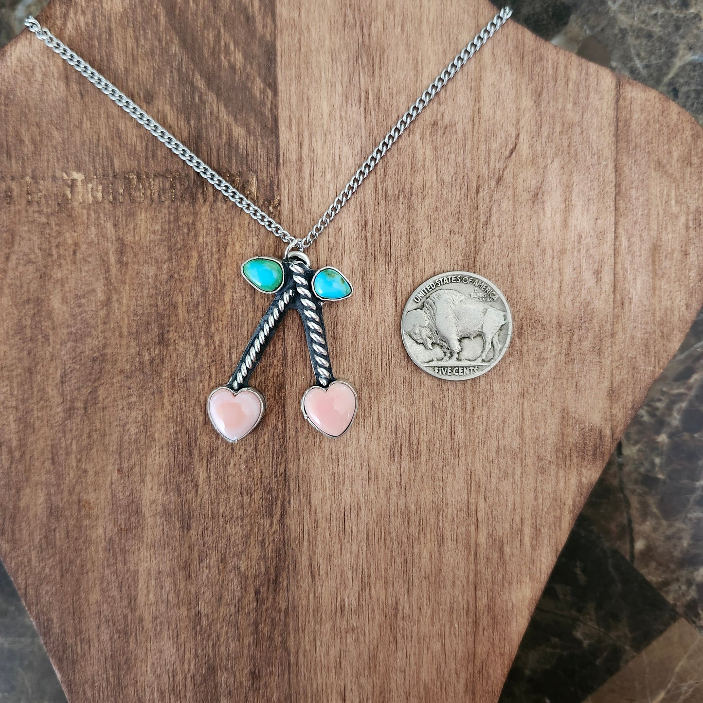 Pink Cherries - Necklace