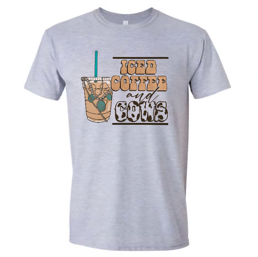 T-shirt - Iced Coffee and Cows