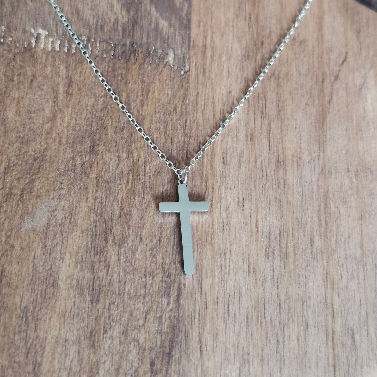 Cross Necklace - Silver