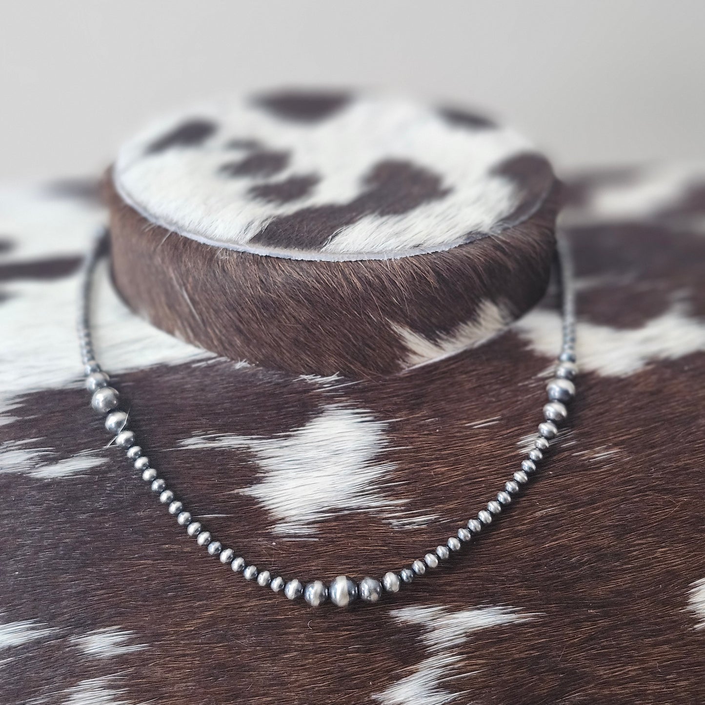 Collier de perles graduées 3 à 6 mm - 16 pouces