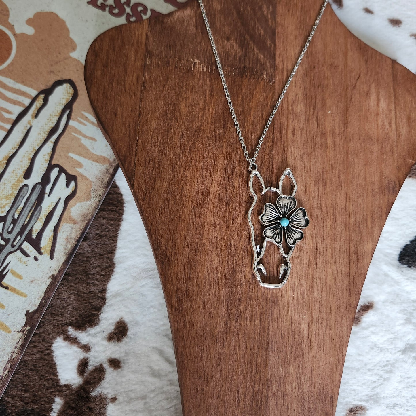 Horse head necklace