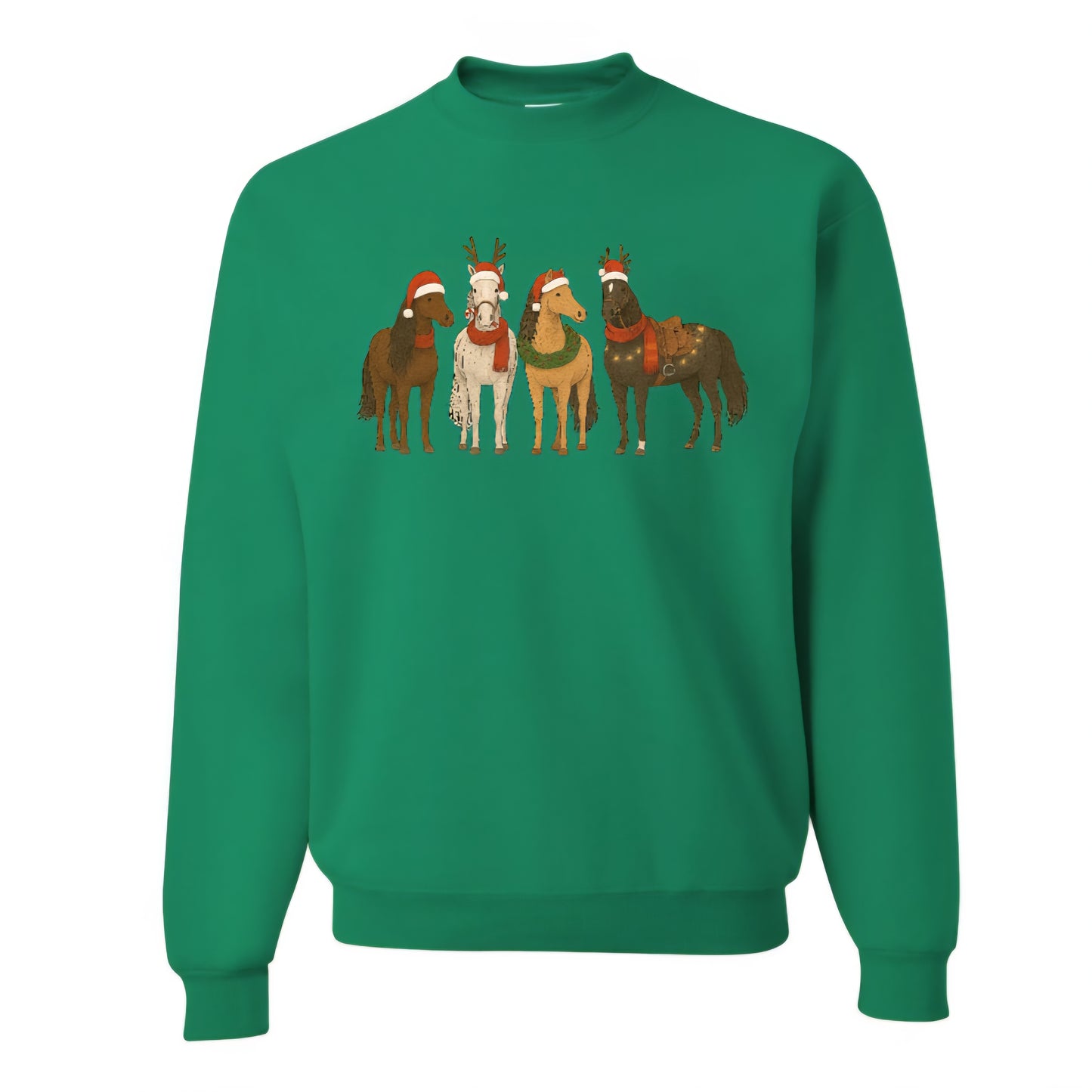 Crewneck Chevaux de Noel
