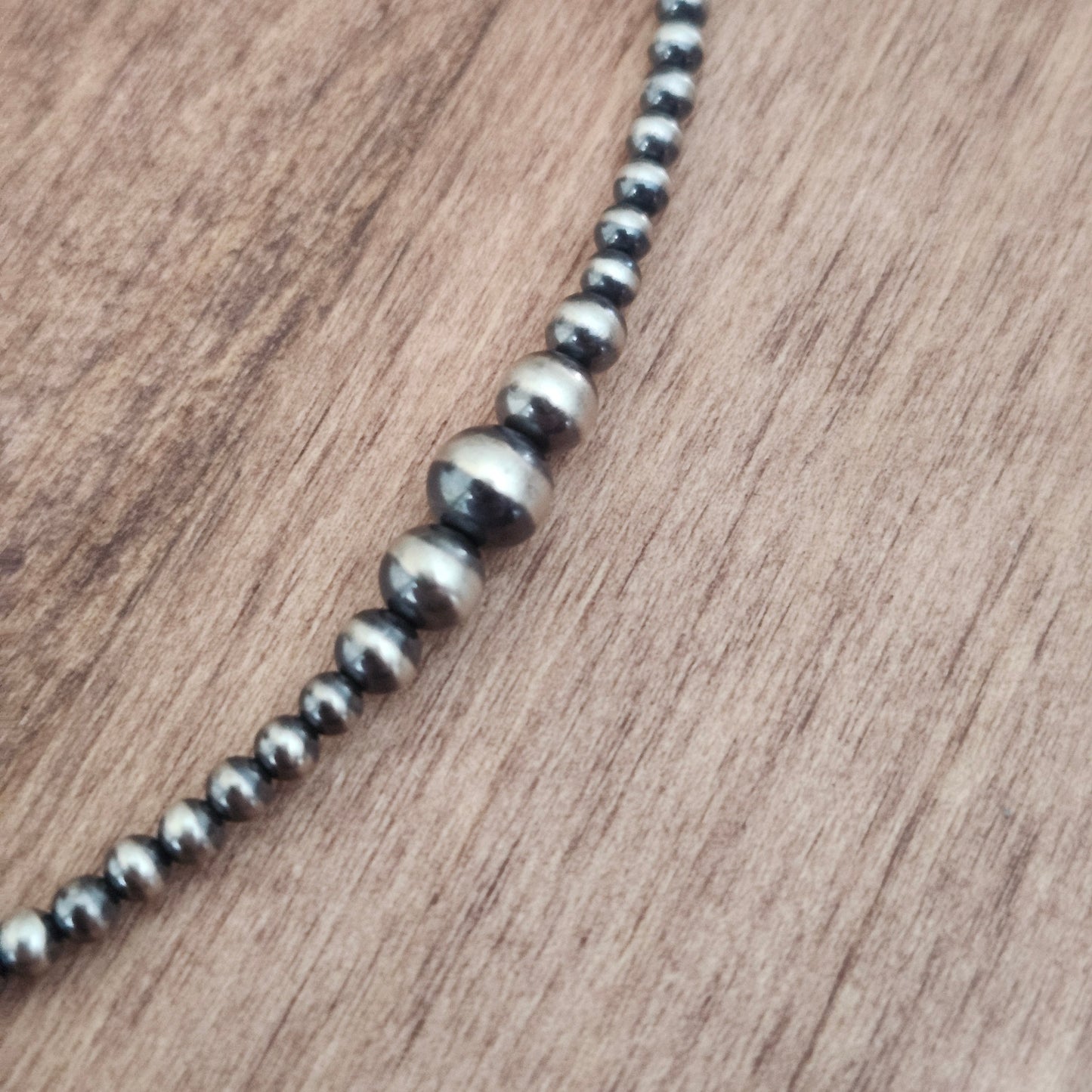 Collier de perles graduées 3 à 6 mm - 16 pouces