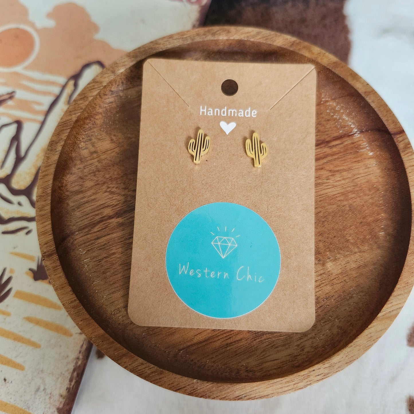 Cactus Gold - Earrings