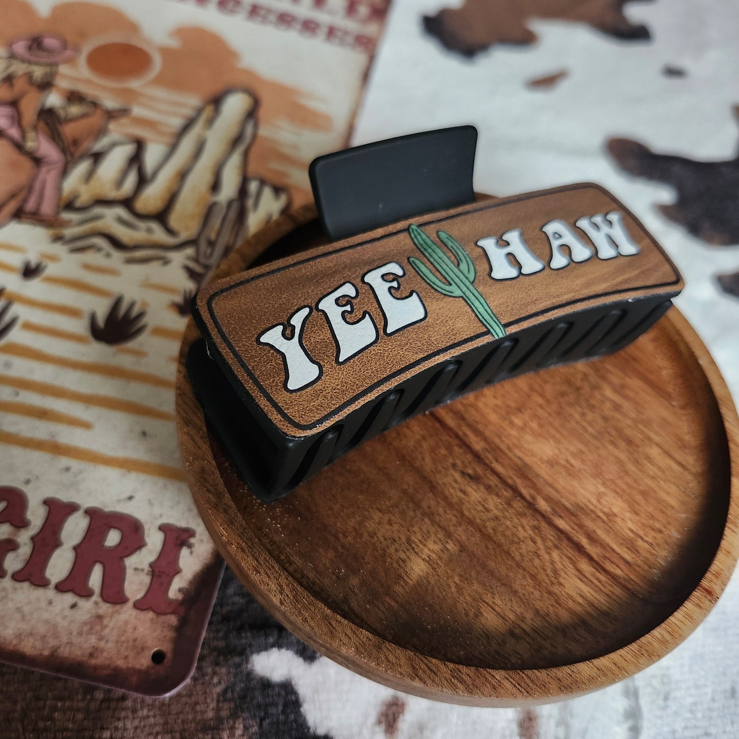 Yeehaw Hair Clip