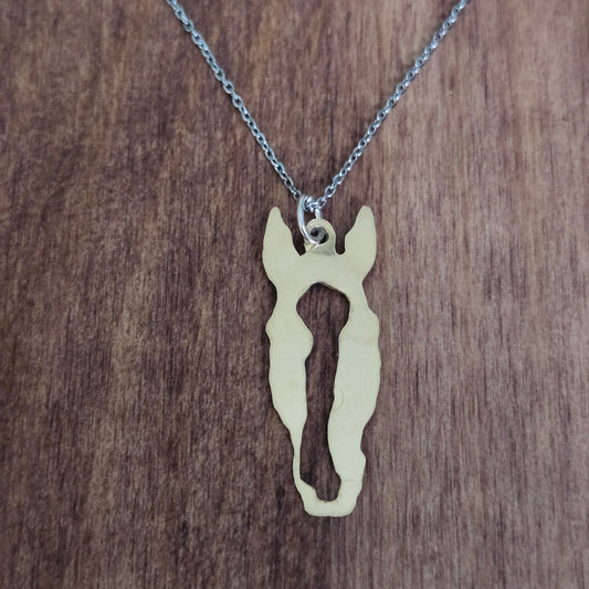 Pendentif Cheval Personnalisé - Laiton