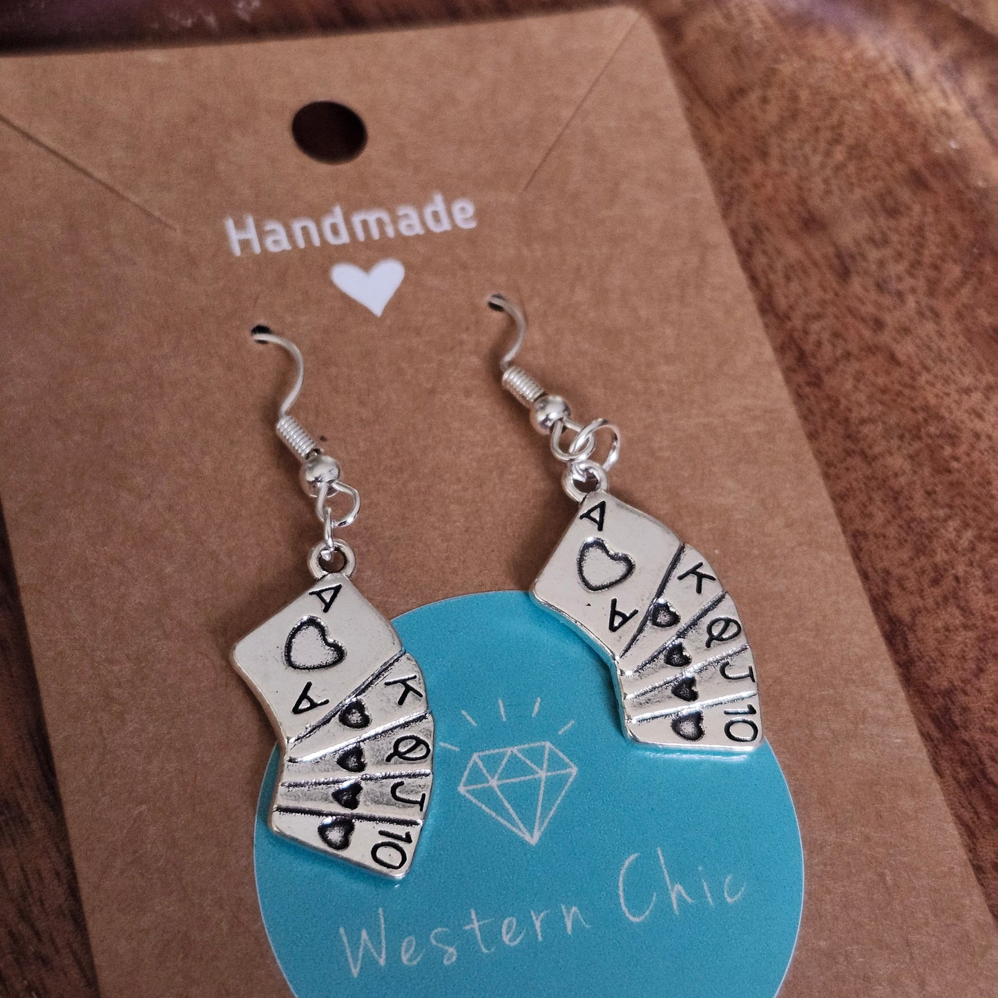 The Card Game - Earrings