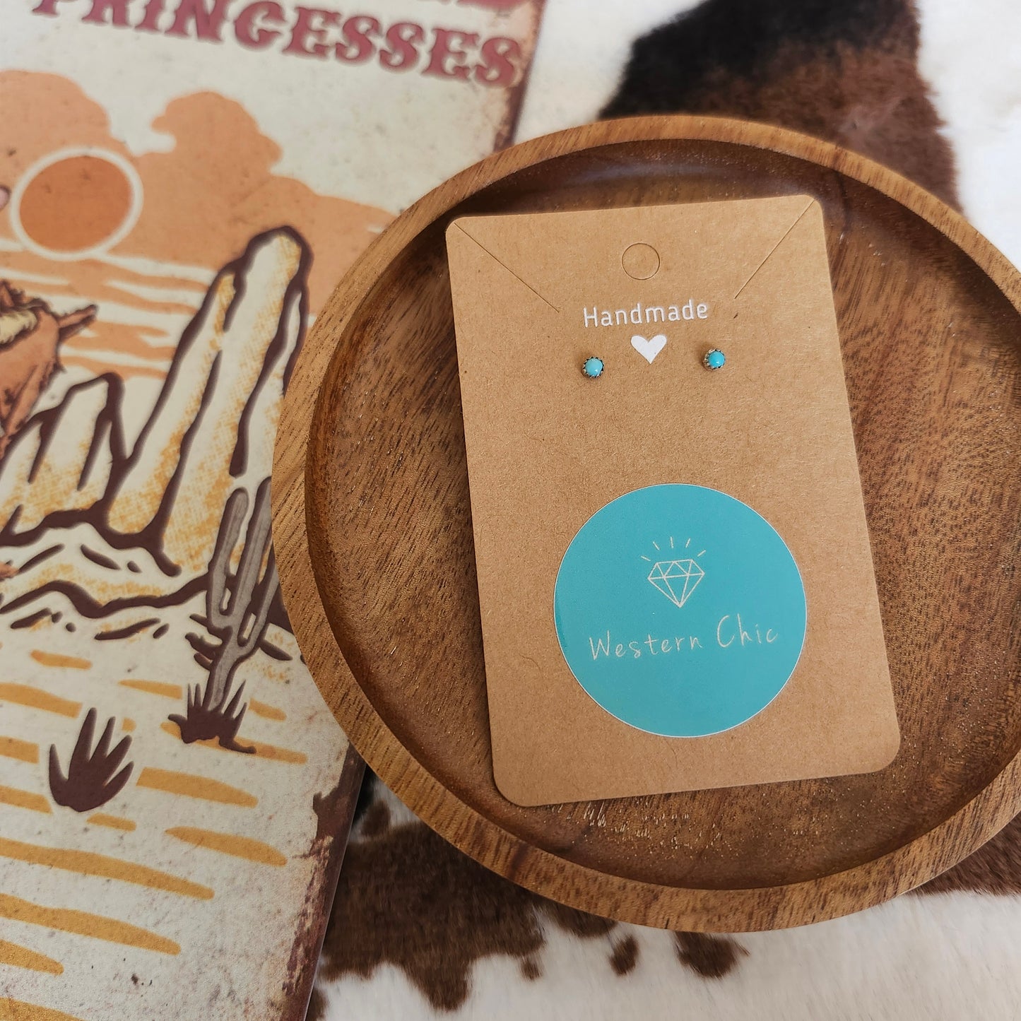 Mini Turquoise Earrings