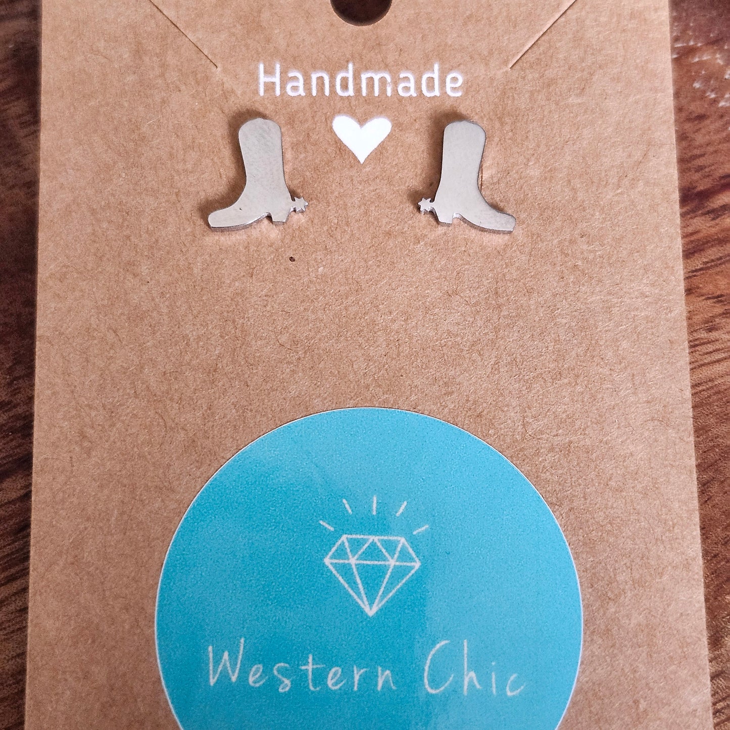 Bottes spurs - Boucles d'oreille argent