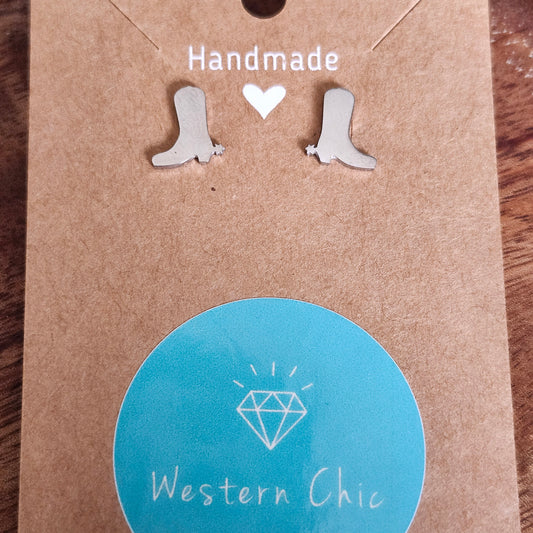 Bottes spurs - Boucles d'oreille argent