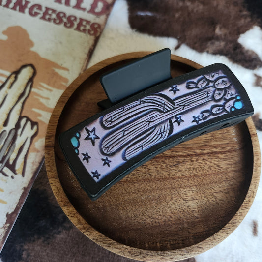 Pince à cheveux - Cactus étoilé