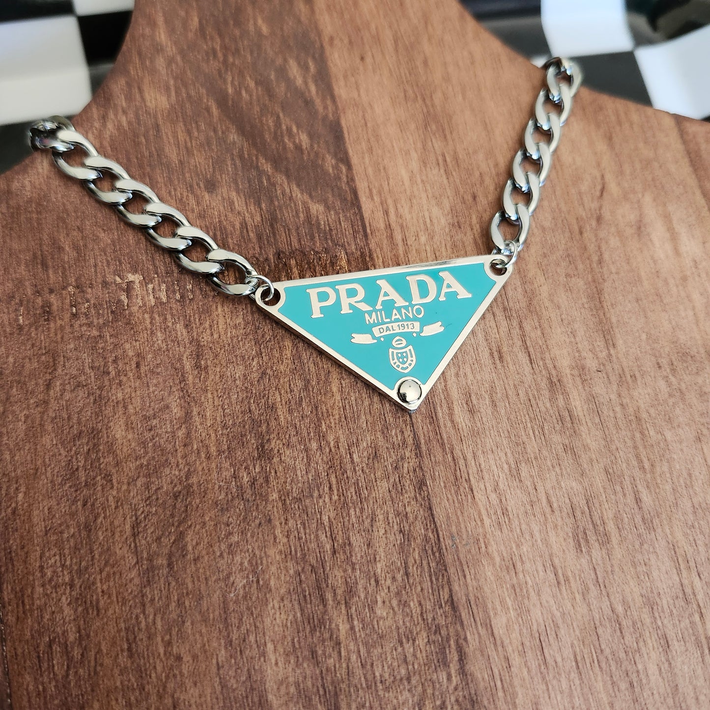 Collier Triangle Turquoise