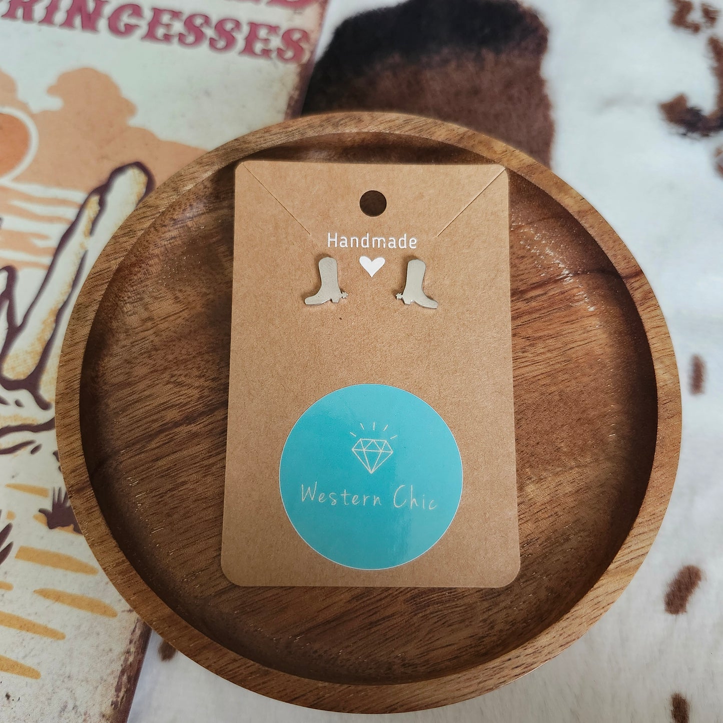 Bottes spurs - Boucles d'oreille argent